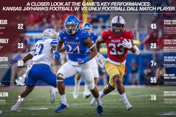 Kansas Jayhawks Football vs UNLV Football Match Player Stats