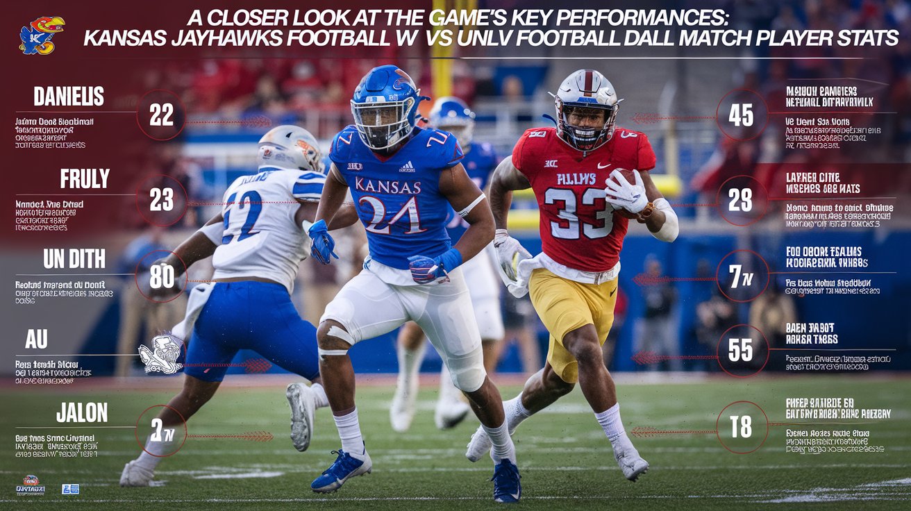 Kansas Jayhawks Football vs UNLV Football Match Player Stats