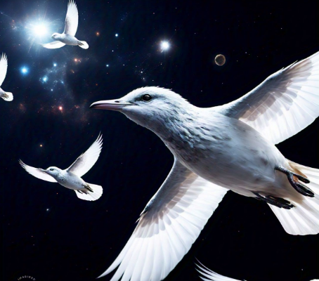 is there ice birds in space​